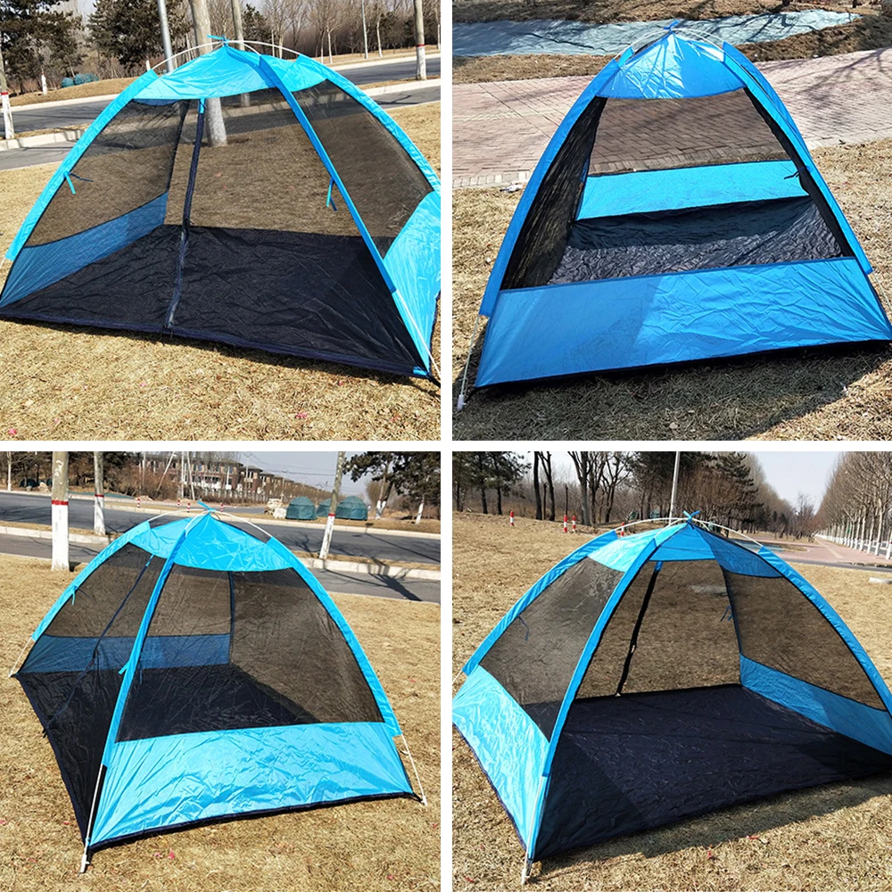 

Anti-mosquito Beach Camping Tent Shade UV Protection Automatic Outdoor pop up Tent W/ Mesh Curtain Sunshelter ultralight tent
