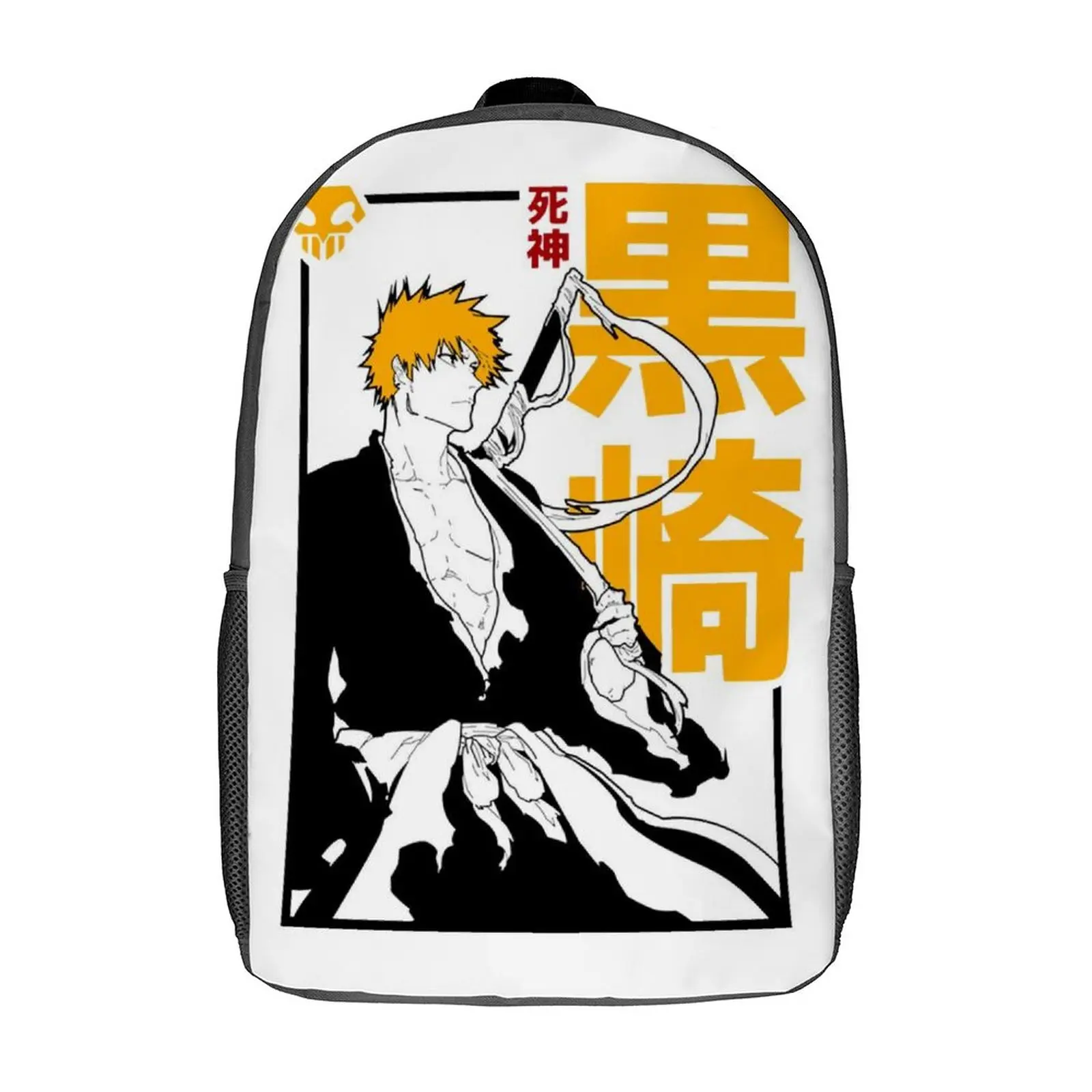 

Bleach Hollow Backpacks Streetwear Polyester Outdoor Backpack Girl Large Bags