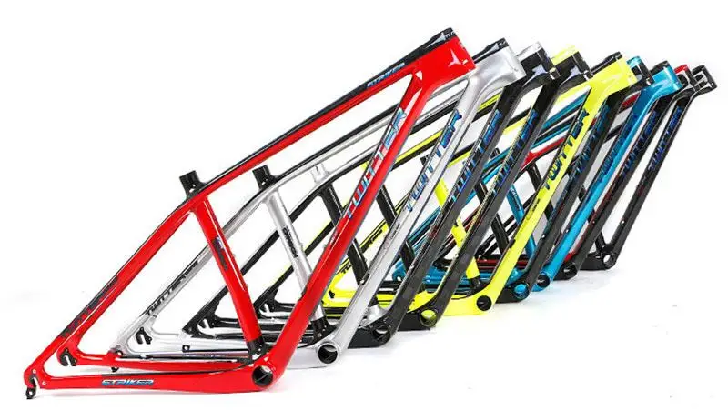 Рама для горного велосипеда из углеродного волокна в Твиттере БЫСТРОРАЗЪЕМНАЯ