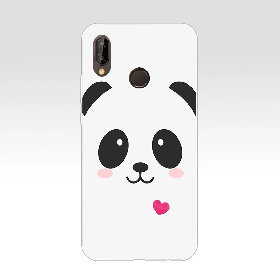 25AS панда мультфильм мягкий Силиконовый ТПУ чехол для телефона Huawei Honor 20 Pro view 10 P8 P9