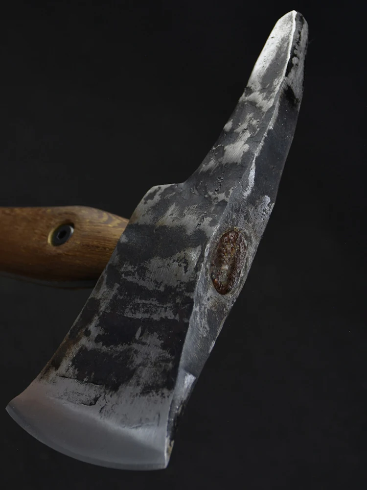 Топор с деревянной ручкой топор ручной ковки из высокоуглеродистой стали для