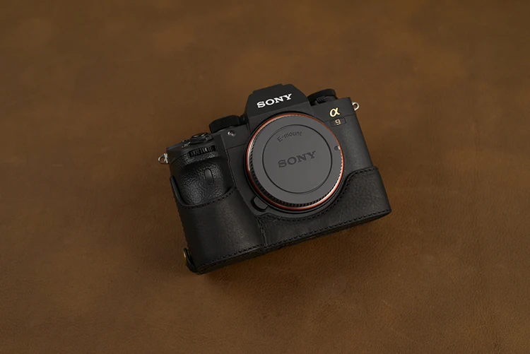 AYdgcam ручной работы из натуральной кожи чехол для камеры половина сумка для sony A7R4 A7 IV A7 Mark IV Ретро винтажный нижний чехол