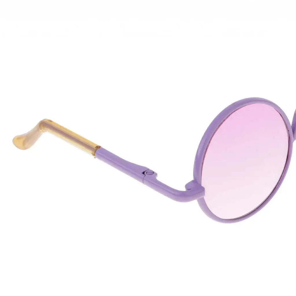 1/3 BJD Retro Hippy Round Glasses Eyewear Eyeglasses for SD DOD YOSD Dollfie Accessories Purple Frame | Игрушки и хобби