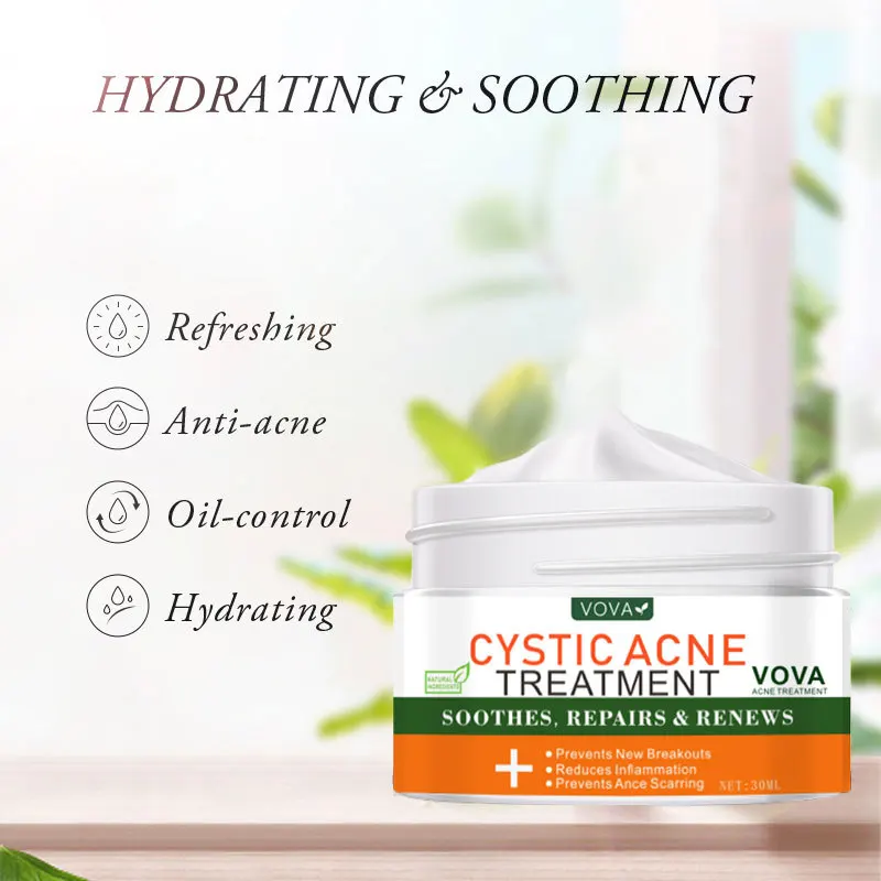 Вовы Кистозный лечение акне крем успокаивает ремонт восстанавливает кожу