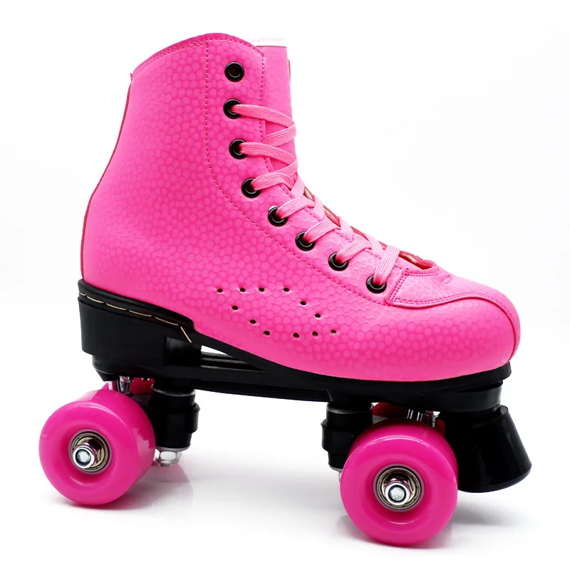 2020 Hot Sale Double Row Roller Skates Adult Pulley Flash Woman Beginner Four-Wheel Outdoor Sports | Спорт и развлечения