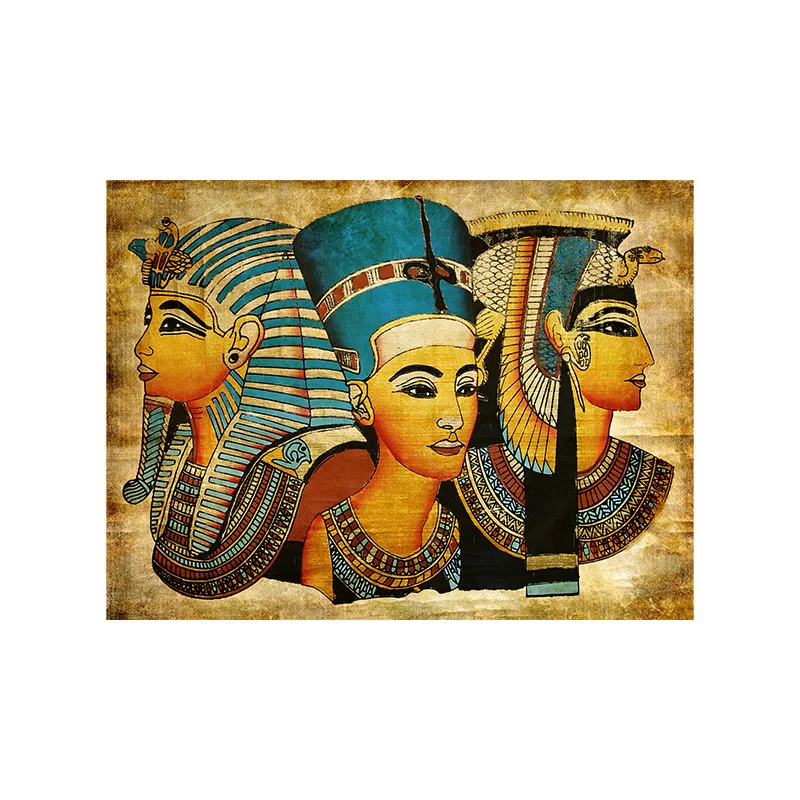 Ретро египетский фараон ткань декоративная живопись исследование крыльцо