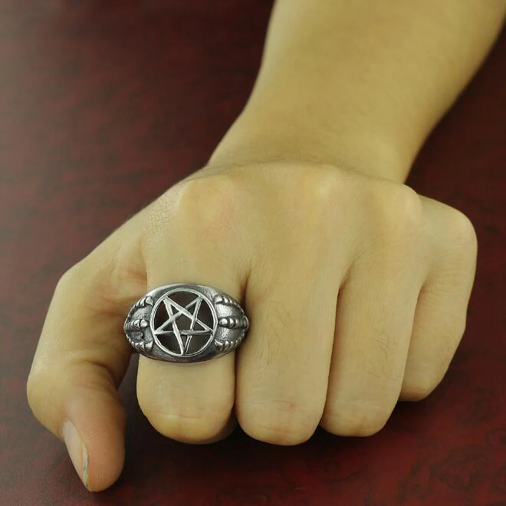 Винтажное ожерелье из нержавеющей стали с викинговым топором мужские кольца в