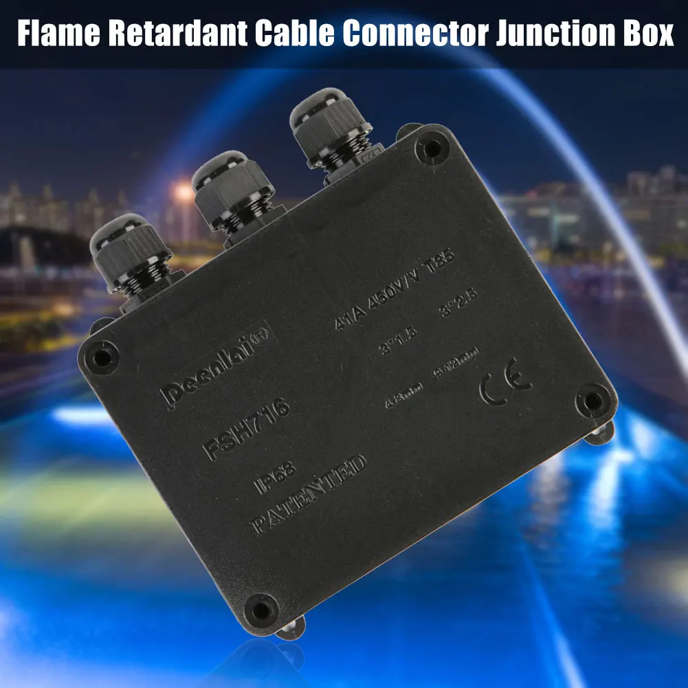 Водонепроницаемый корпус IP68 электрическая домашняя распределительная коробка