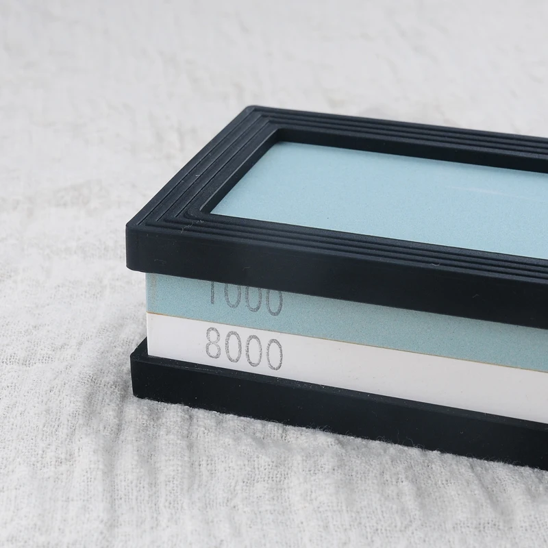 Нескользящая бамбуковая основа двухсторонний точильный брус для ножей кухонные