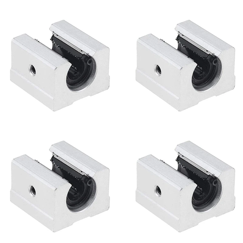 

Promotion! 4PCS SBR16UU SBR Linear Ball Bearing Slide Block For SBR16 Linear Rail Guide