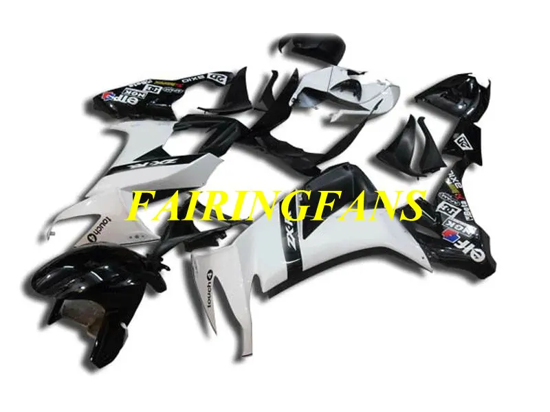 Обтекатель кузова мотоцикла для KAWASAKI Ninja ZX10R 08 09 10 ZX 10R 2008 2009 2010 белый черный