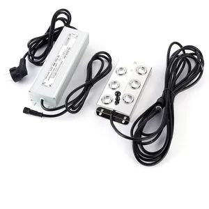 220 В Водонепроницаемый ультразвуковой распылитель, 6 головок, 4200 млч, генератор тумана, увлажнитель, промышленный ультразвуковой распылитель