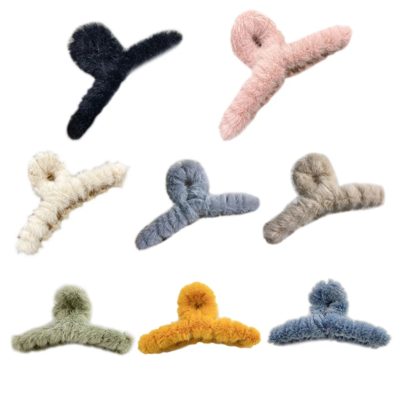 

Заколка-Пряжка женская из искусственного меха, нескользящая