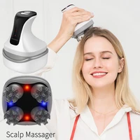 electric head scalp massager with magnetic suction charging health care body scalp massage device prevent hair loss waterproof