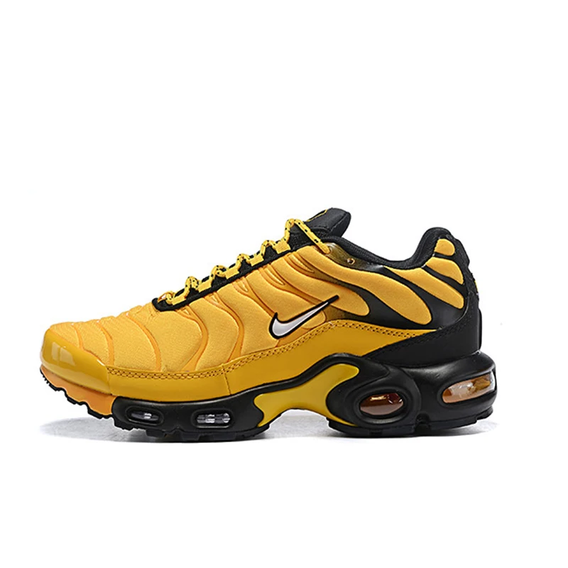 Оригинальные мужские кроссовки для бега Nike Air Max Plus, дышащие удобные кроссовки, дизайнерская Противоударная Беговая обувь, спортивная обувь