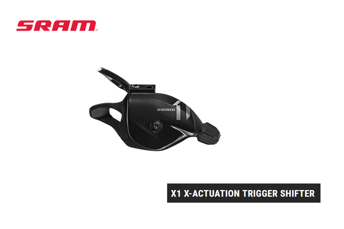 

SRAM X1 SERIES X1 X-ACTUATION TRIGGER SHIFTER SRAM 1x™ X-ACTUATION™ for precise and dependable 11-speed performance