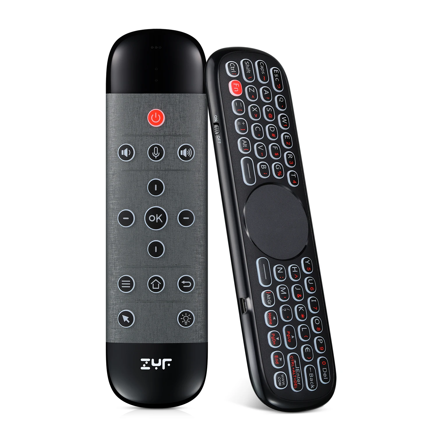 

ZYF Z10 Air Mouse Fully Backlight Wireless Keyboard Touch-pad + Voice Remote + Anti-lost Function, for Android TV Box,Smart TV