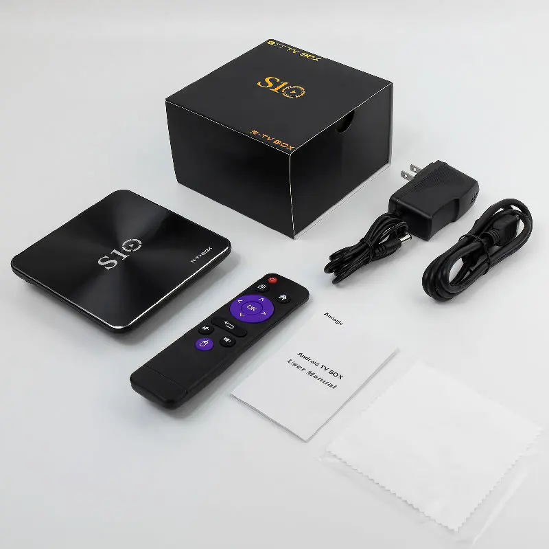 R TV BOX S10 Android 7 1 Smart Box S912 Восьмиядерный DDR4 3гб Ram 64 Гб ROM 2 4G/5G Dual WIFI 4K 3D H.265 1000M Lan Ethernet BT 4