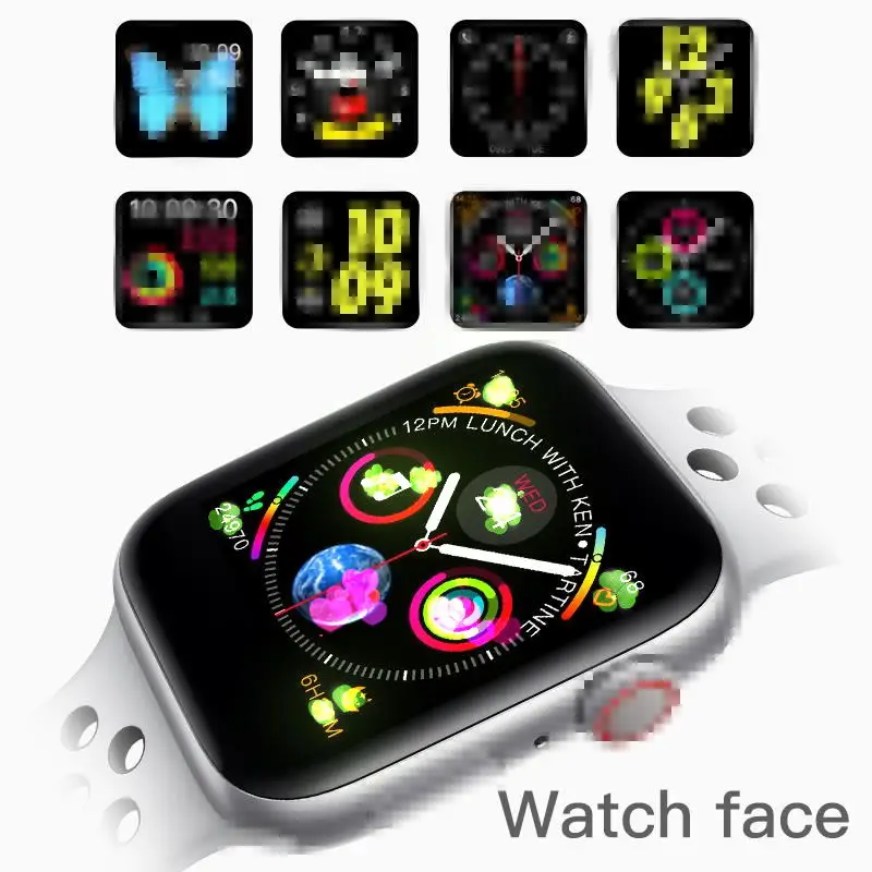 IWO 8 Спортивные часы 44 мм чехол для Apple IOS Android телефон фитнес часы Красная кнопка лучше чем IWO 5 7 Смарт часы не APPLE watch