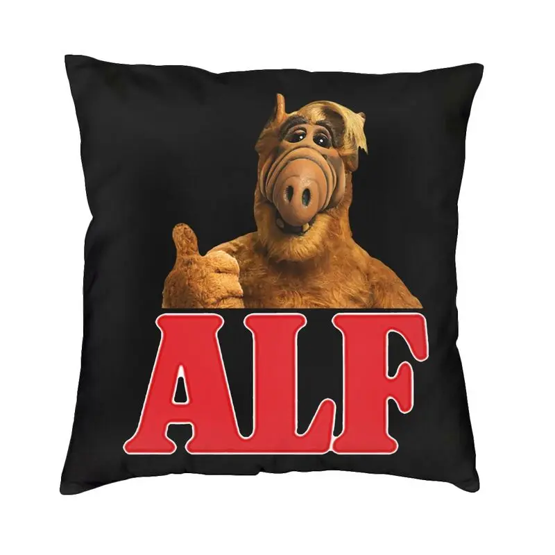 

Забавные наволочки Alf Gordon Shumway в скандинавском стиле, украшение для гостиной в стиле 80-х, ТВ-Комедия, ситая, искусственная наволочка