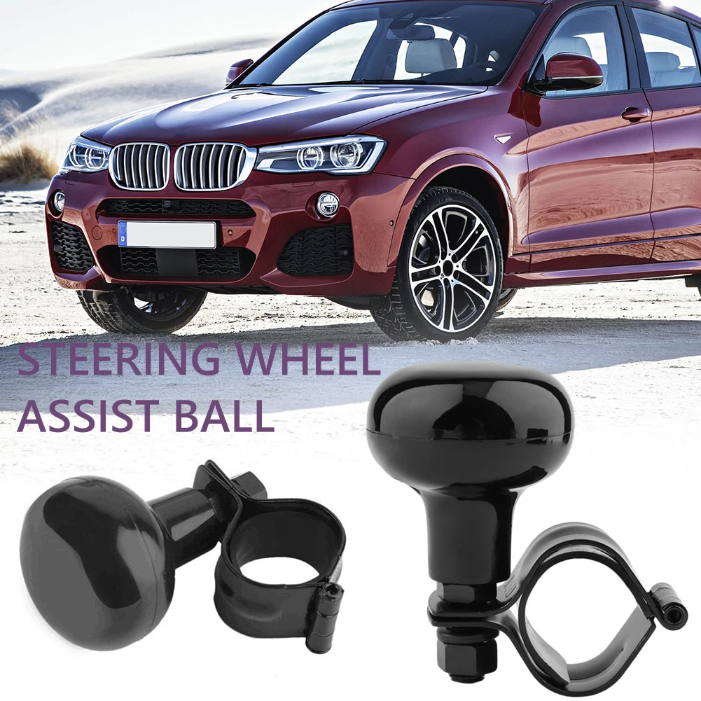 

Steering Wheel Booster Ball Knob Universal Wheel Car Booster Iron Clip Steering Power Handle Suitable for Cars Truck Bus Tractor