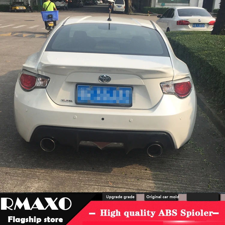 

For TOYOTA GT86 Spoiler 2013-2017 GT86 High Quality ABS Material Car Rear Wing Primer Color Rear Spoiler