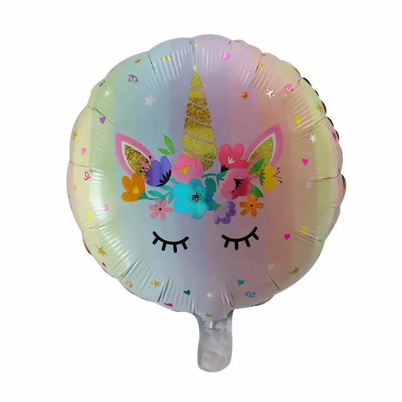 10 шт 18inch Радуга Единорог шар для дома воздушных шаров свадьбные Happy День рождения
