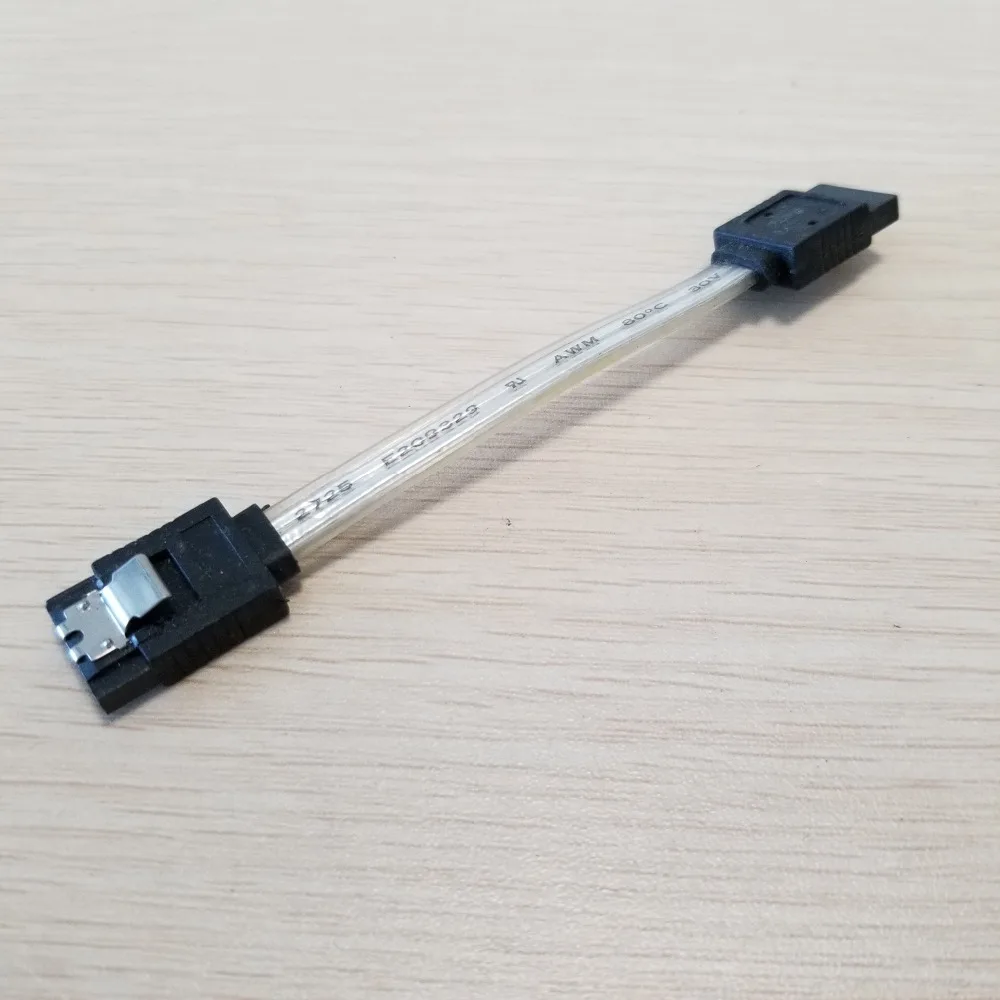 Ультратонкая SATA SATA2 кабель для передачи данных прямой адаптер 10 см ITX мини хост