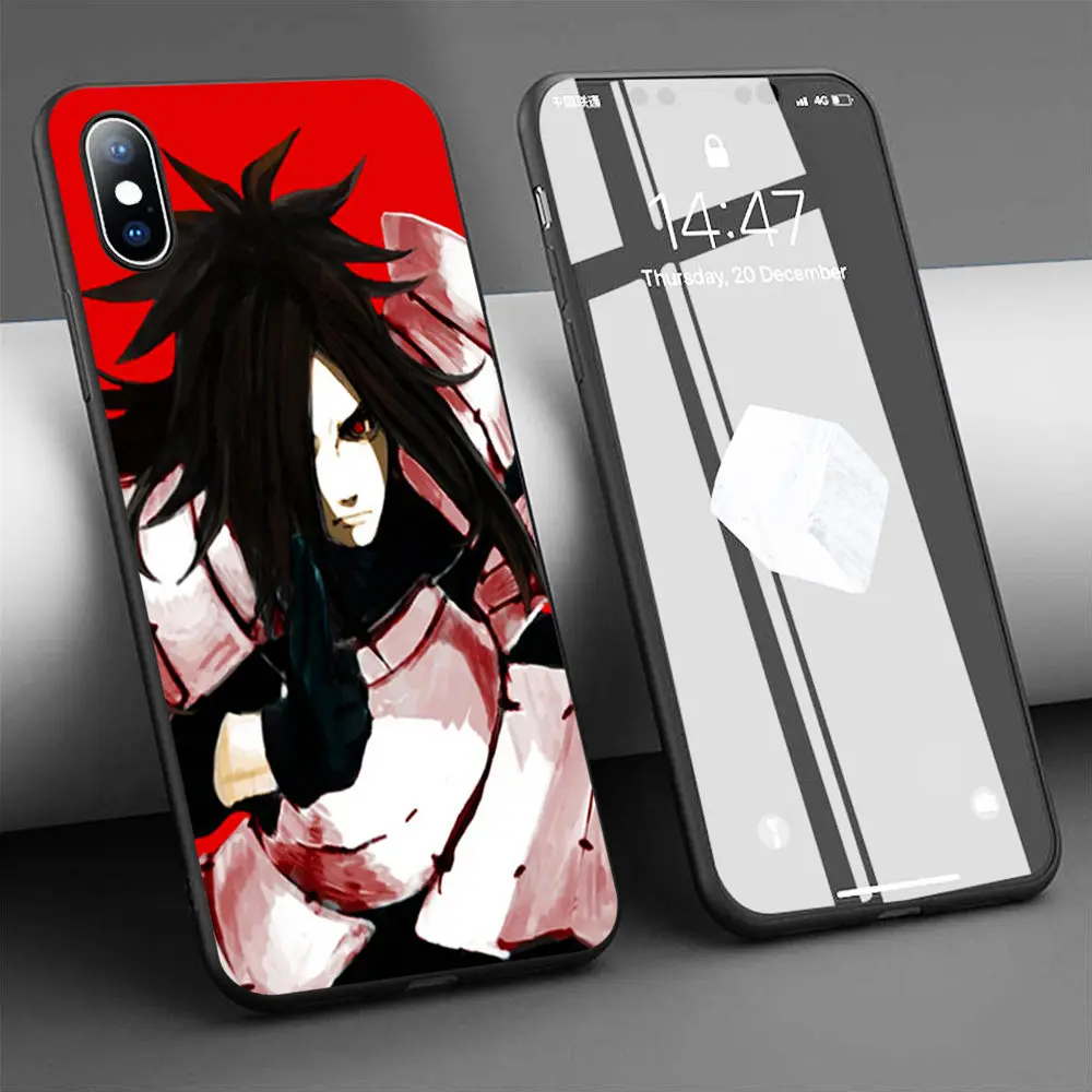Чехол uchiha madara мягкий силиконовый чехол для телефона iPhone 11 Pro Max X 5S 6 6S XR XS 7 8 Plus |