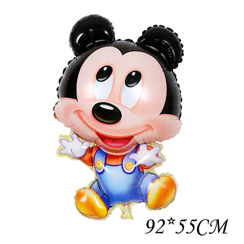 1pc 112 см гигантский Микки Минни Маус фольгированный шар мультфильм день рождения украшения дети ребенок душ вечерние игрушки - Цвет: 1pc