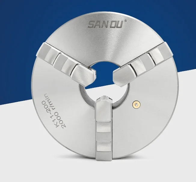 SAN OU K11- 80/K11- 100/K11- 125 3 Jaw Lathe Chuck 80mm/100mm/125mm/ a Wrench, 3 Screws / a Positive Claw and a Reverse Claw