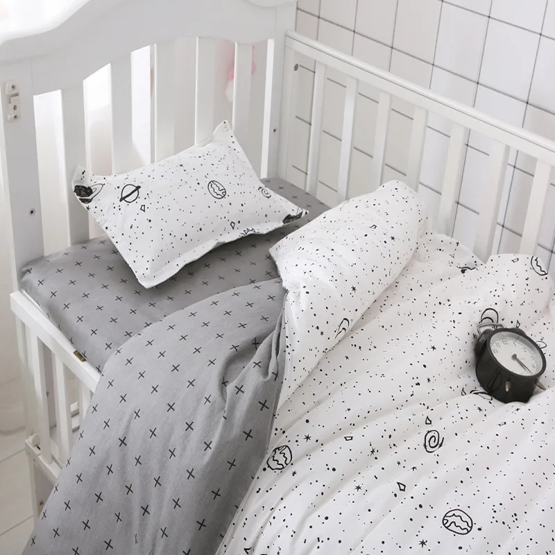 Набор постельных принадлежностей для новорожденных 100% хлопок мультяшная