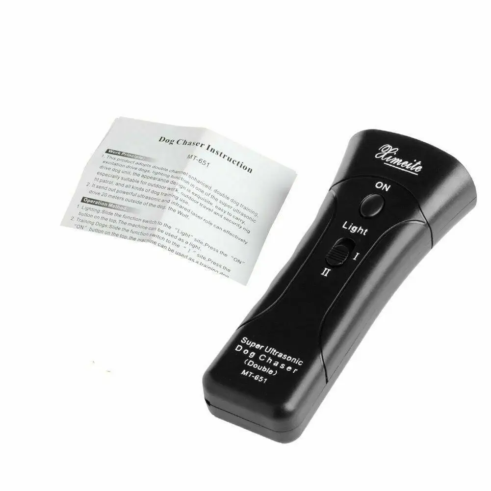 Ультразвуковое двухголовое устройство против лая Отпугиватель