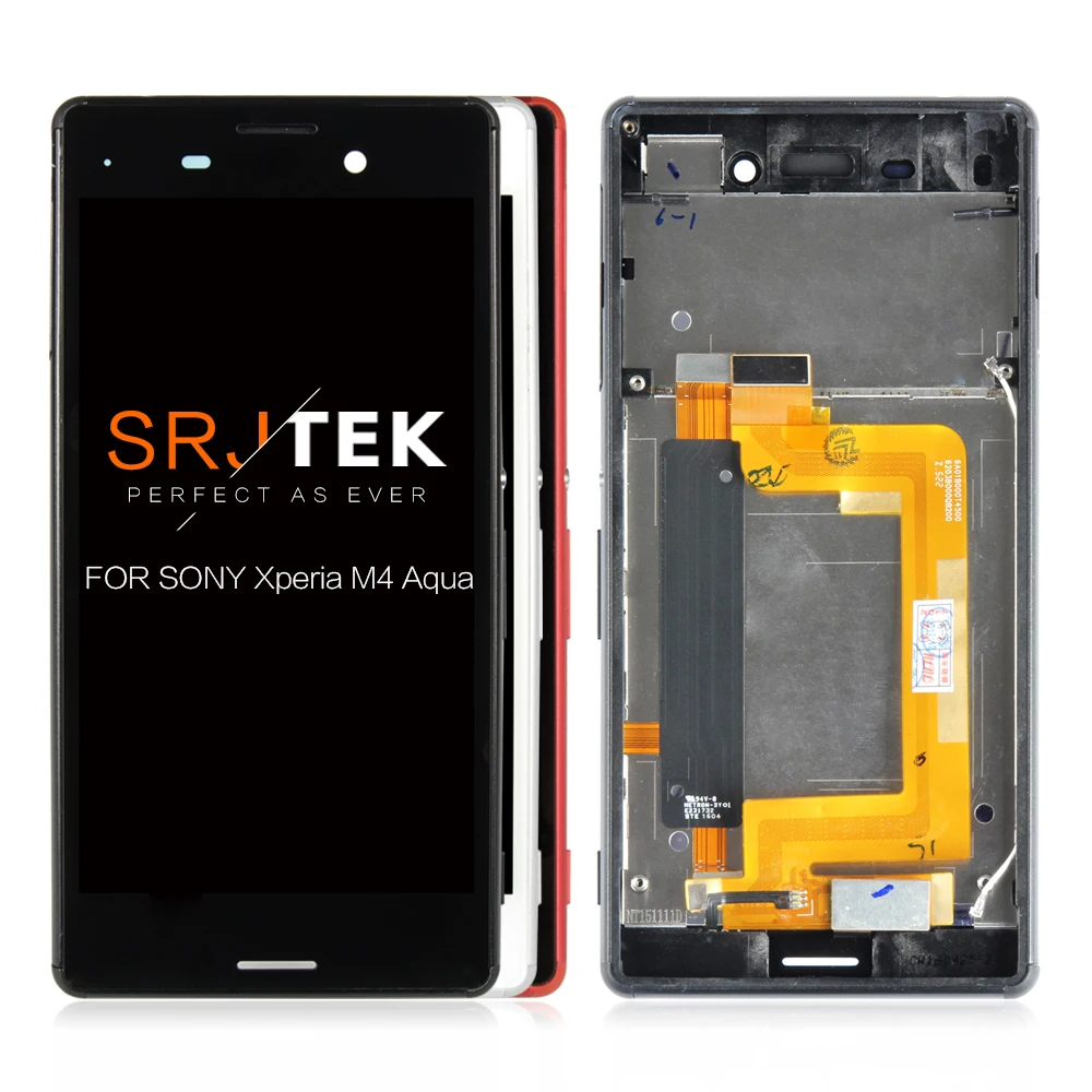 ЖК дисплей 5 0 дюйма для Sony Xperia M4 Aqua дигитайзер сенсорного экрана в сборе с рамкой