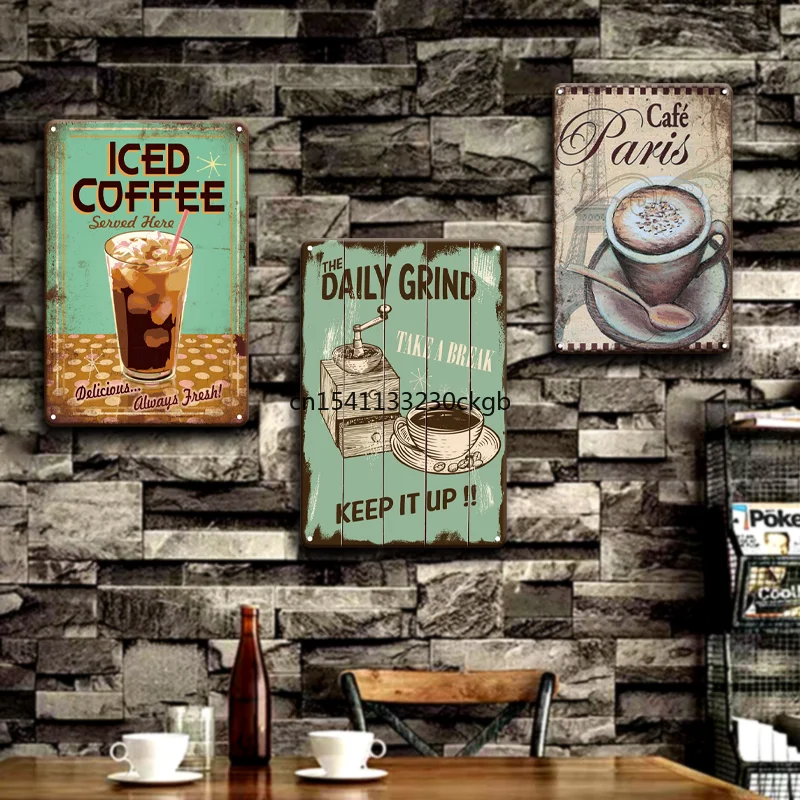 

On Our Seashores The Seashells Metal Tin Sign Retro Vintage Sign for Home and Bar Wall Decor 20x30cm