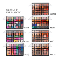 eyeshadow palette colorful eye shadow palette 35 color glitter highlighter shimmer make up pigment matte pallete beauty cosmetic