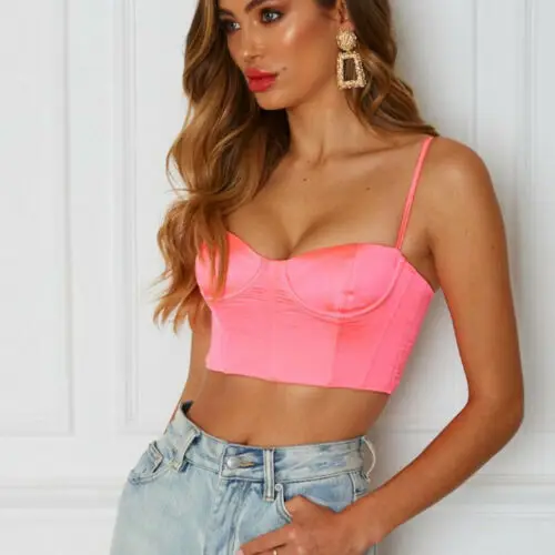 

camis cami Ladies Vest Women's Slouchy Sling Tank Top Sleeveless Shirt Undershirt Straps