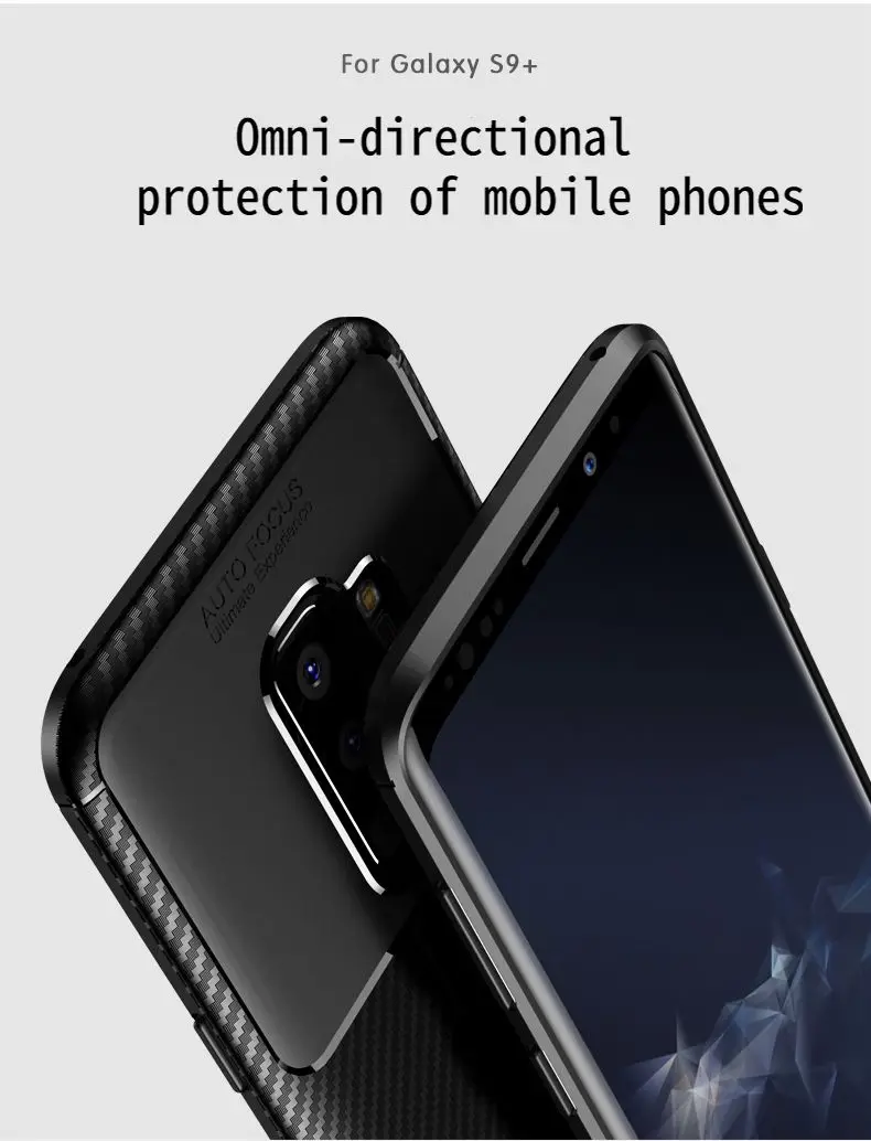 Чехол из углеродного волокна кремнезема для samsung Galaxy S9 Note10 Plus, чехол из ТПУ для samsung Note10 S9plus Galaxy Note9