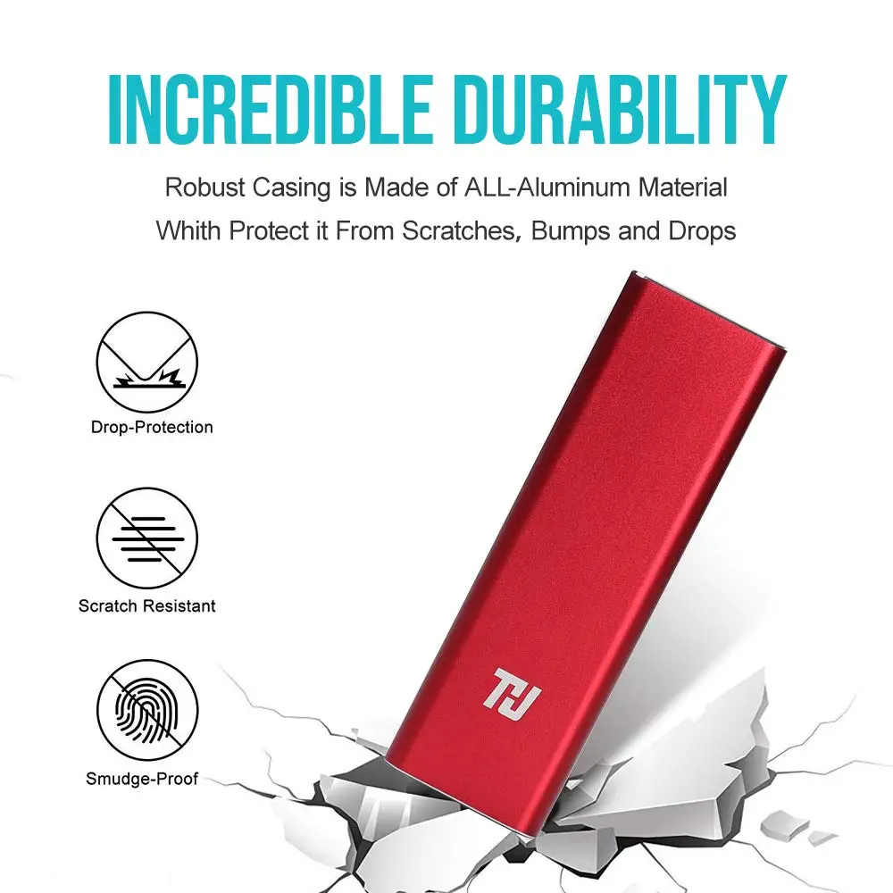THU SSD External USB3.1 128GB Portable HDD 256GB 512GB 1TB 400MB/s Solid State Drive PC Laptop Notebook DRIVE|Внешние SSD| |