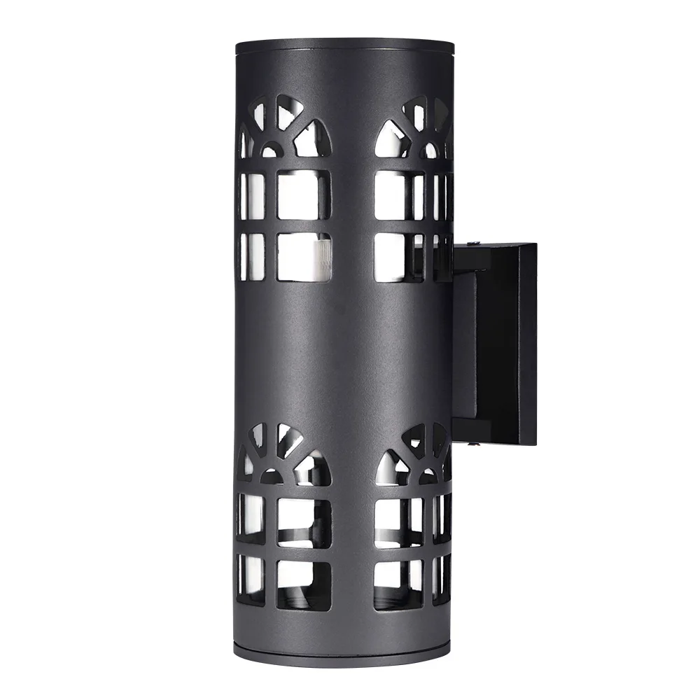 Садовый светильник с двойной головкой и цветами на окно уличное освещение IP65