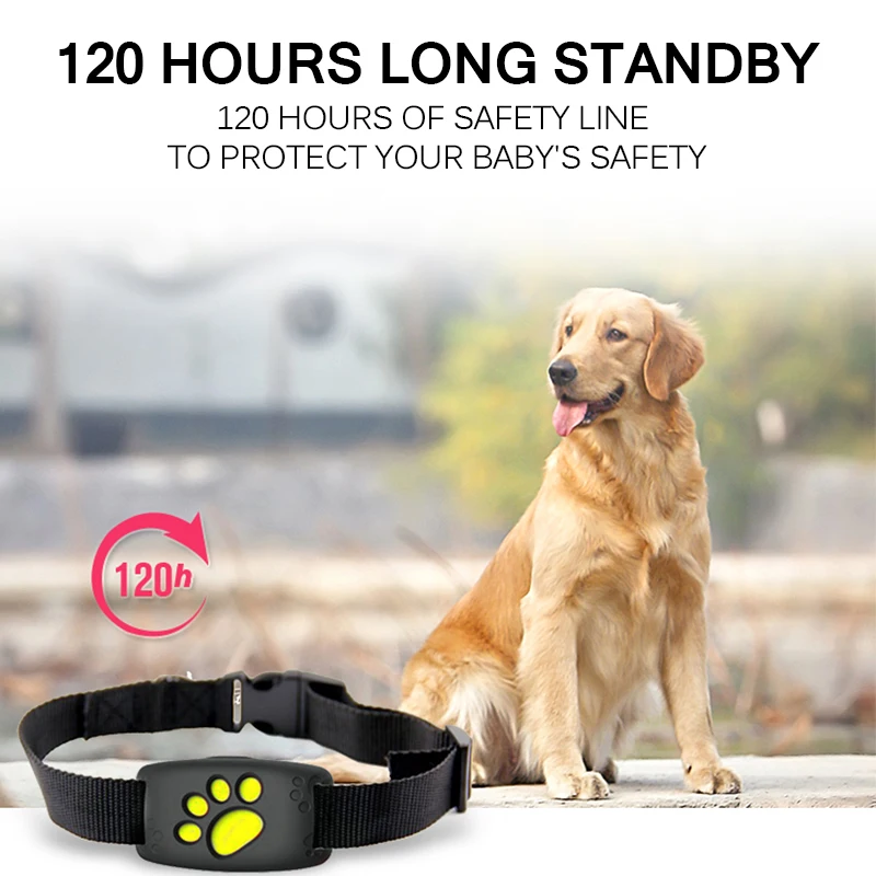 Pet gps трекер ошейник собаки кошки водонепроницаемый собака gps позиционер локатор устройство USB кабель перезаряжаемый собака безопасности забор