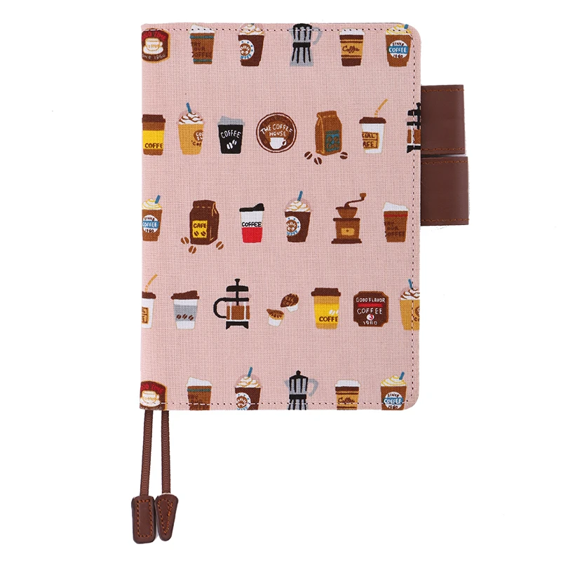 My Coffee Times Cute A6 Journal Cover For Standard Fitted Paper Book 12*16 5 см|Записные книжки| |