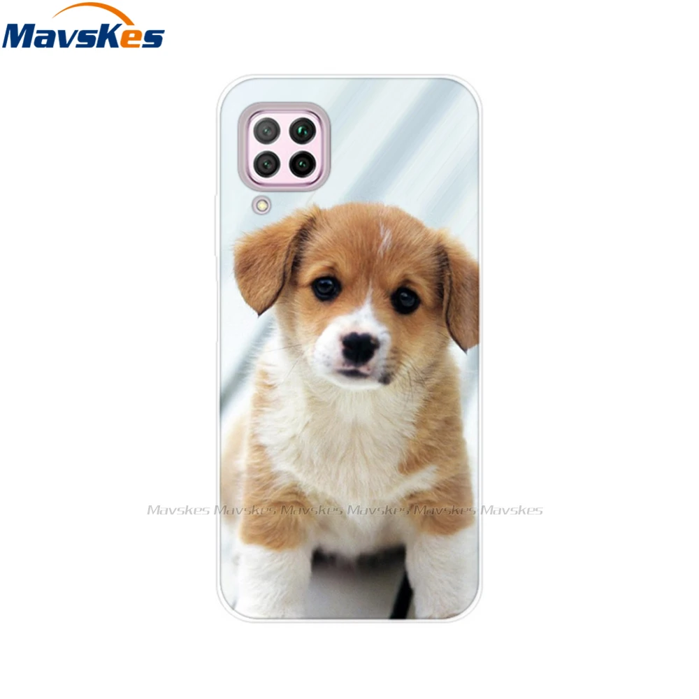 For Huawei P40 lite Case Transparent Soft TPU Protector Back Cover for Lite E P 40 P40Lite Pro Cases Bumper | Мобильные телефоны и