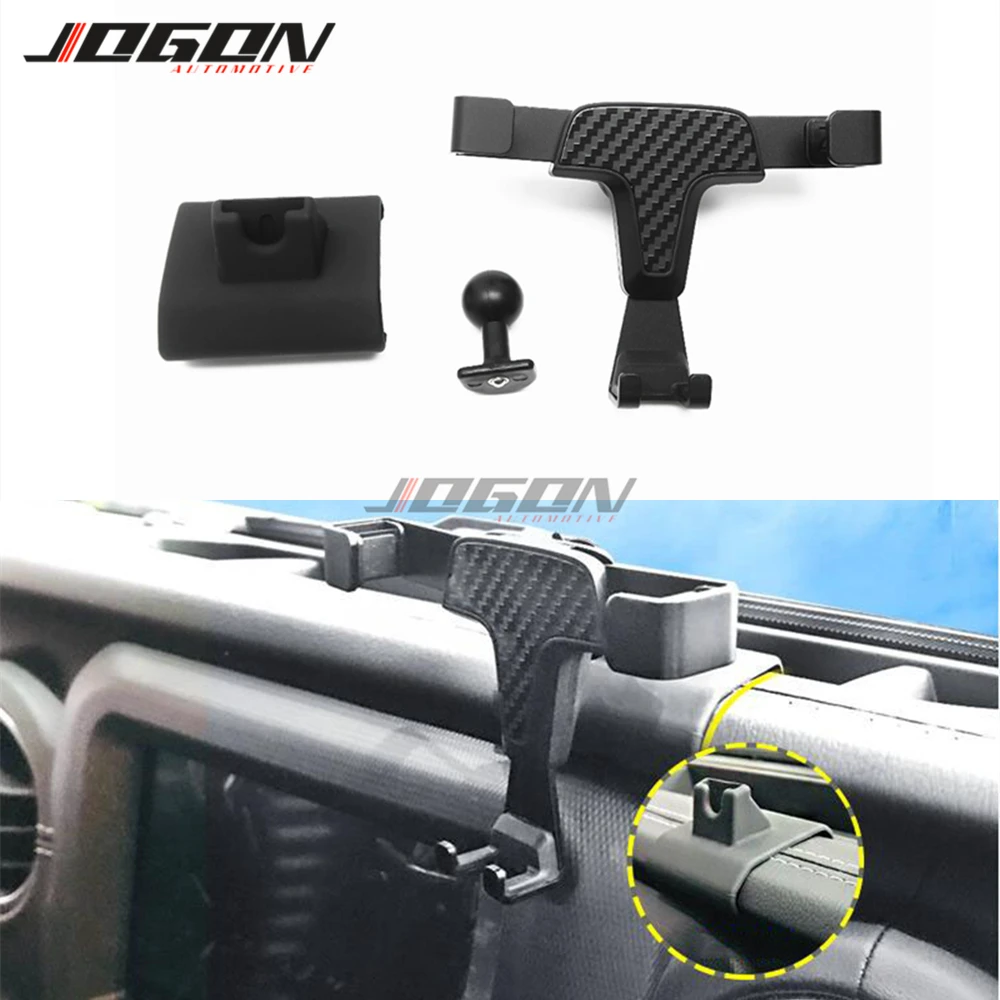 Автомобильный кронштейн для приборной панели GPS сотового телефона Jeep Wrangler JL 2018 2019