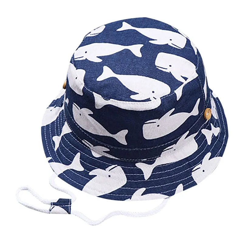 Boys Cap Baby Sun Hat Summer Children Panama Unisex Beach Girls Bucket Cartoon Infant Cap3 | Детская одежда и обувь