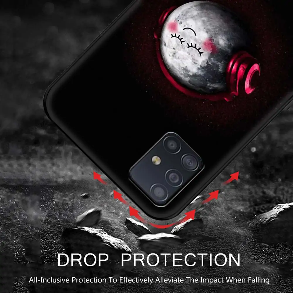 

Cute Cartoon Astronaut Planet Phone Case for Samsung Galaxy A51 A71 A50 A21s A31 A10 A41 A20e A70 A30 A11 A40 A12 Silicone Cover