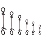 30 шт. рыболовные зажимы Fastach, вертлюги, защелки, поворотные, роликовые, хорошая защелка, соединительные зажимы, аксессуары из нержавеющей стали