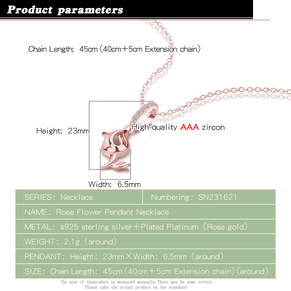 Простой Стиль 925 Серебряное ожерелье для девочек модное ювелирное изделие