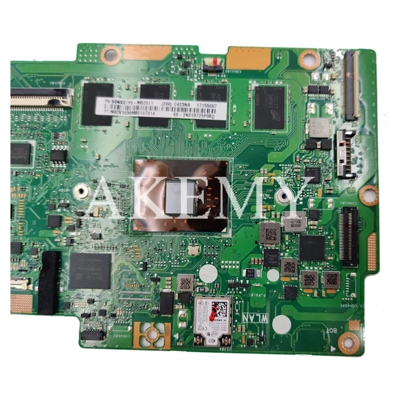 C423NA материнская плата N4200 CPU 4 Гб RAM 64 SSD для ASUS Chromebook C423N C423 C223NA ноутбука | Компьютеры