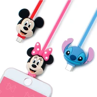 disney mickey stitch quick charge usb cable for iphone samsung huawei data cable